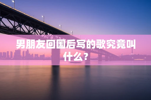 男朋友回国后写的歌究竟叫什么？