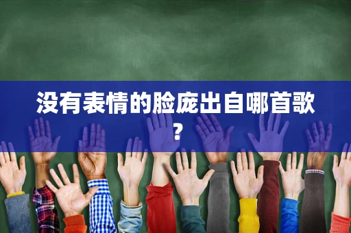 没有表情的脸庞出自哪首歌？