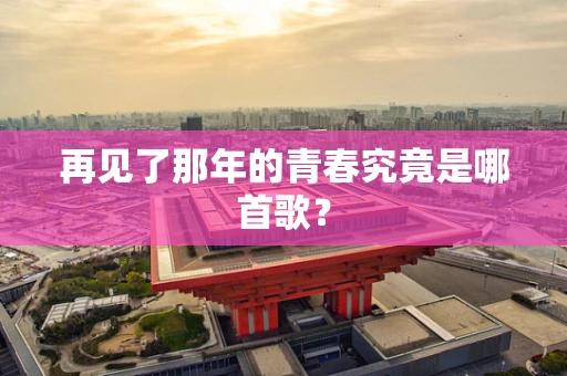 再见了那年的青春究竟是哪首歌？
