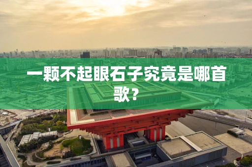 一颗不起眼石子究竟是哪首歌？