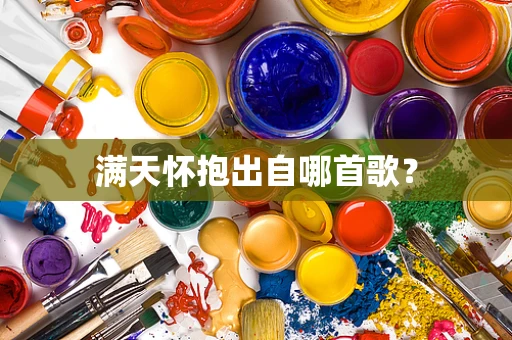 满天怀抱出自哪首歌？