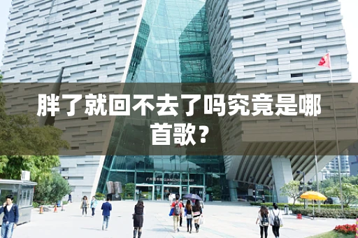 胖了就回不去了吗究竟是哪首歌？