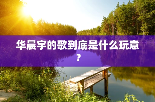 华晨宇的歌到底是什么玩意？