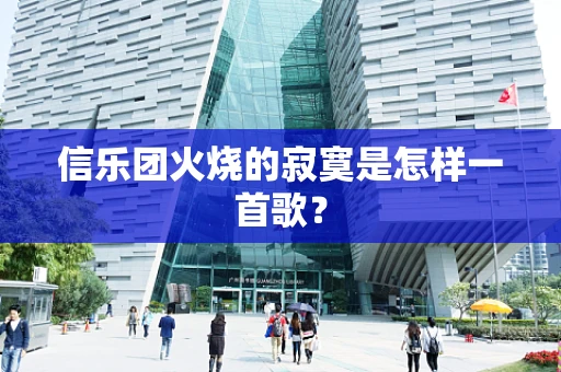 信乐团火烧的寂寞是怎样一首歌？