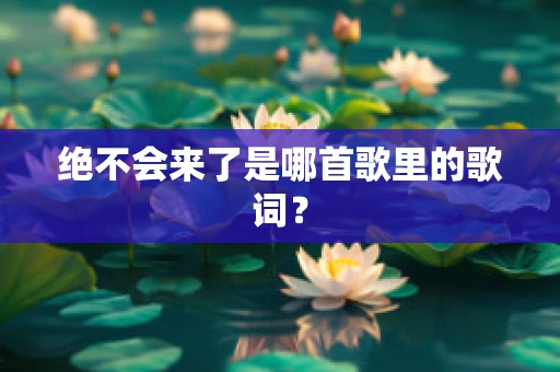 绝不会来了是哪首歌里的歌词？