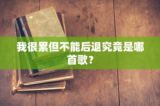 我很累但不能后退究竟是哪首歌？