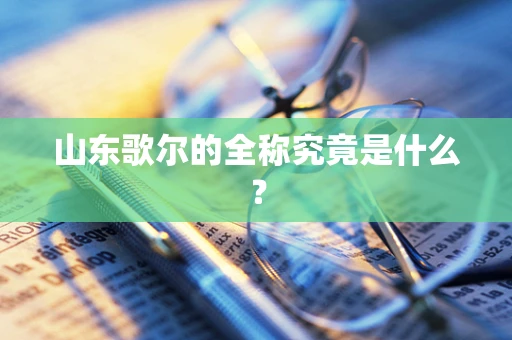 山东歌尔的全称究竟是什么？