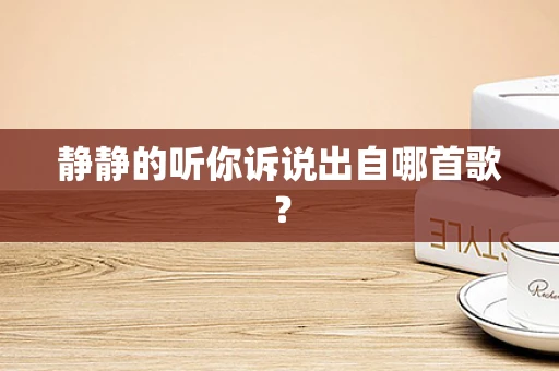 静静的听你诉说出自哪首歌？