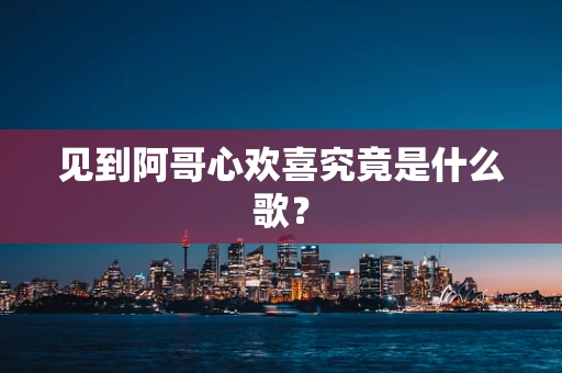 见到阿哥心欢喜究竟是什么歌？