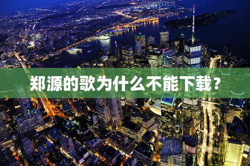 郑源的歌为什么不能下载？
