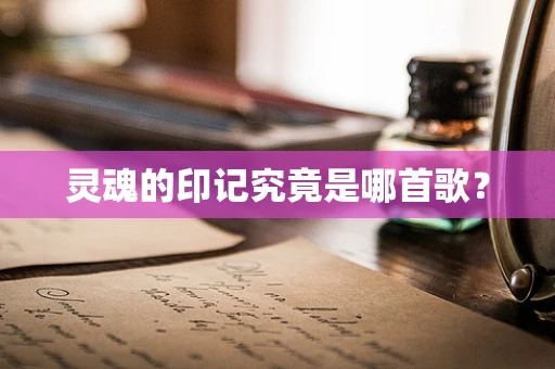 灵魂的印记究竟是哪首歌？