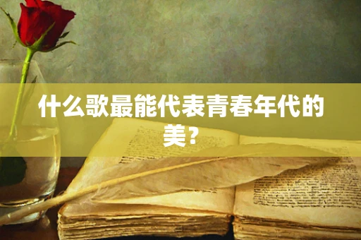 什么歌最能代表青春年代的美？