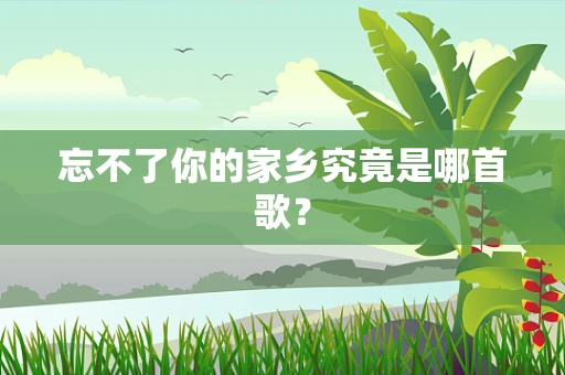 忘不了你的家乡究竟是哪首歌？
