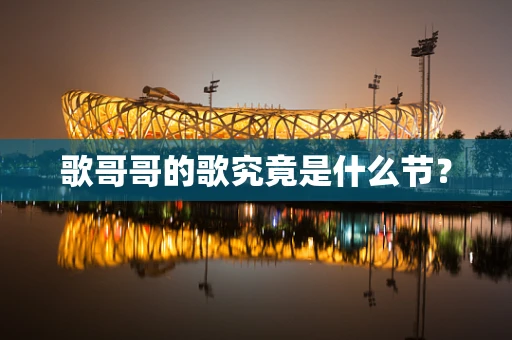 歌哥哥的歌究竟是什么节？
