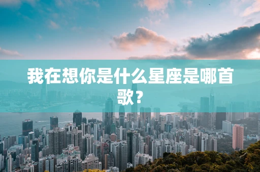 我在想你是什么星座是哪首歌？