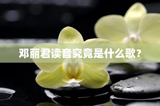 邓丽君读音究竟是什么歌？