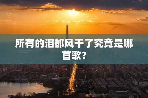 所有的泪都风干了究竟是哪首歌？