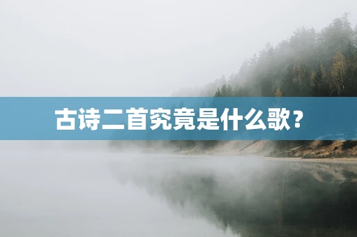 古诗二首究竟是什么歌？