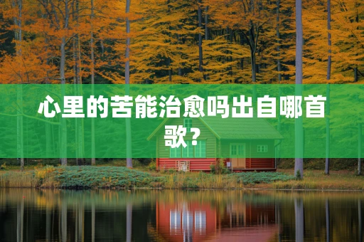 心里的苦能治愈吗出自哪首歌？
