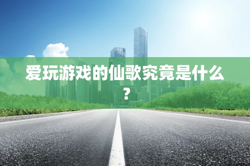 爱玩游戏的仙歌究竟是什么？