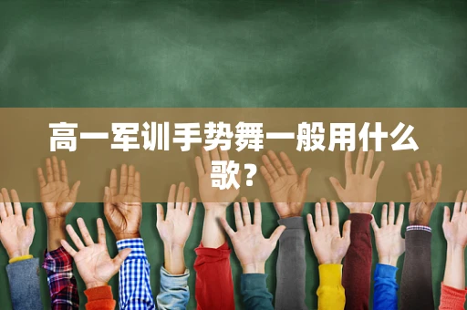 高一军训手势舞一般用什么歌？