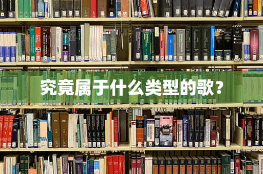 究竟属于什么类型的歌？