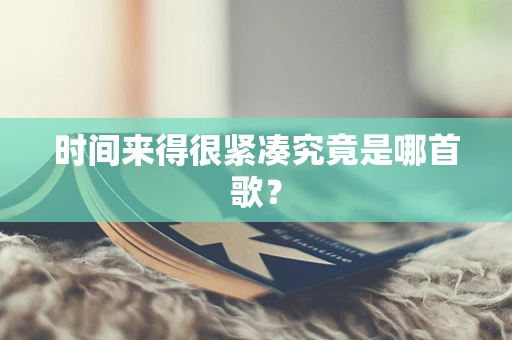 时间来得很紧凑究竟是哪首歌？