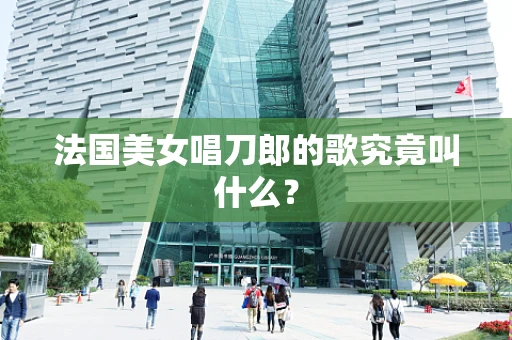 法国美女唱刀郎的歌究竟叫什么？