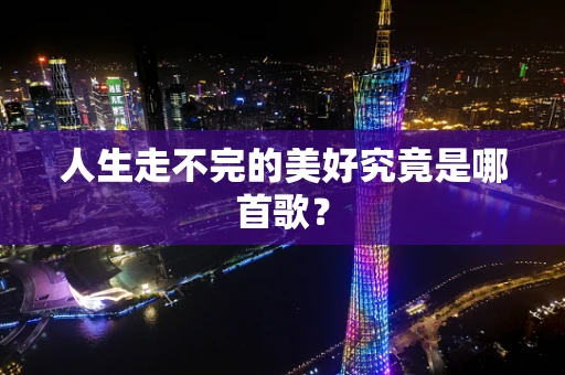 人生走不完的美好究竟是哪首歌？