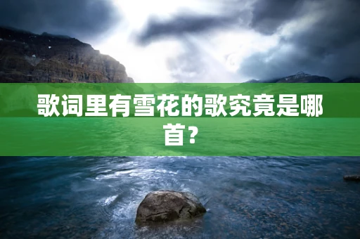 歌词里有雪花的歌究竟是哪首？