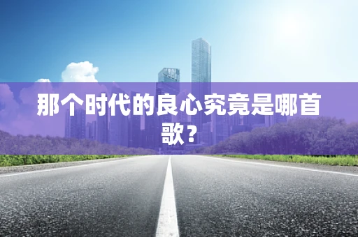 那个时代的良心究竟是哪首歌？