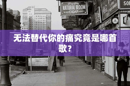 无法替代你的痛究竟是哪首歌？