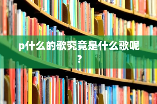 p什么的歌究竟是什么歌呢？