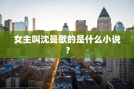 女主叫沈曼歌的是什么小说？