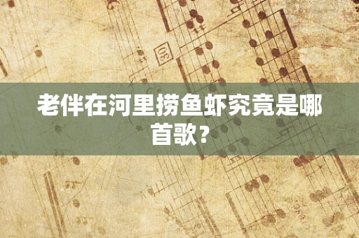 老伴在河里捞鱼虾究竟是哪首歌？