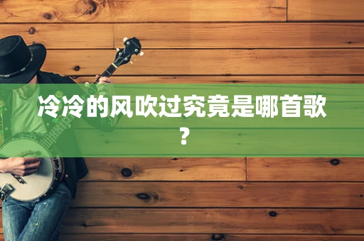 冷冷的风吹过究竟是哪首歌？