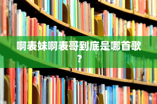 啊表妹啊表哥到底是哪首歌？