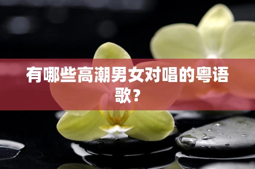 有哪些高潮男女对唱的粤语歌？