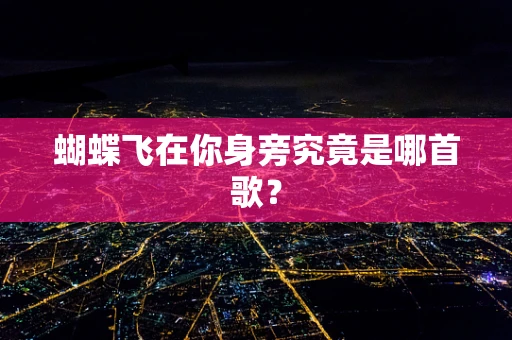 蝴蝶飞在你身旁究竟是哪首歌？