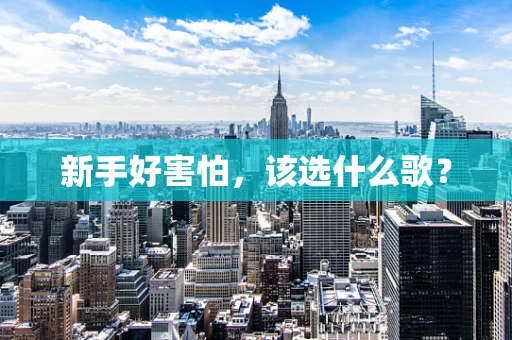 新手好害怕，该选什么歌？