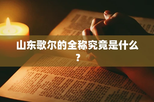 山东歌尔的全称究竟是什么？