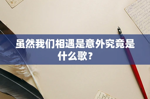虽然我们相遇是意外究竟是什么歌？