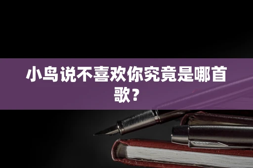 小鸟说不喜欢你究竟是哪首歌？
