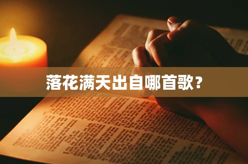 落花满天出自哪首歌？