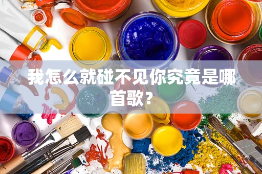 我怎么就碰不见你究竟是哪首歌？