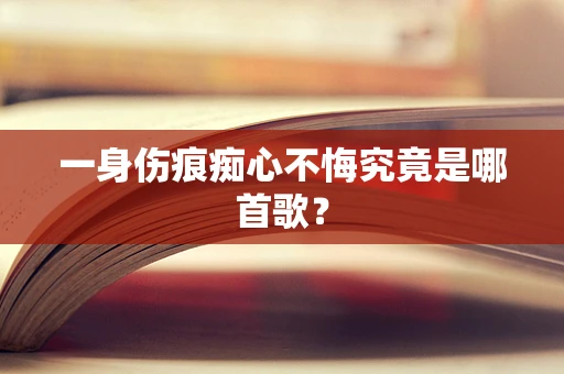 一身伤痕痴心不悔究竟是哪首歌？