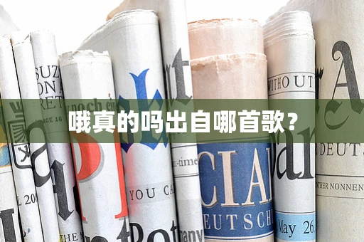 哦真的吗出自哪首歌？