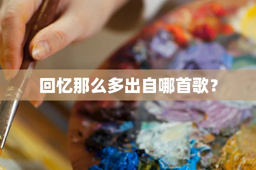回忆那么多出自哪首歌？