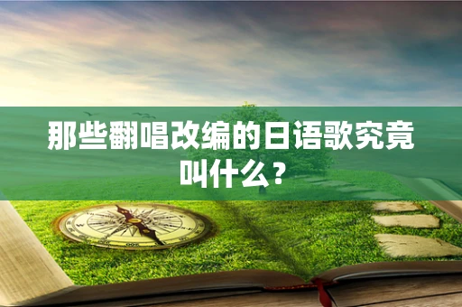 那些翻唱改编的日语歌究竟叫什么？