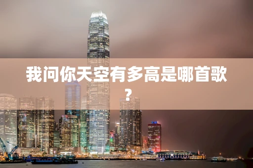我问你天空有多高是哪首歌？